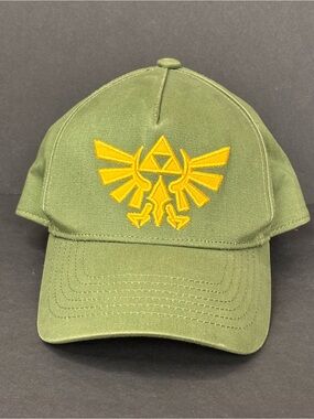 Nintendo The Legend Of Zelda Hyrule Crest Snapback Green 2023 Embroidered Hat